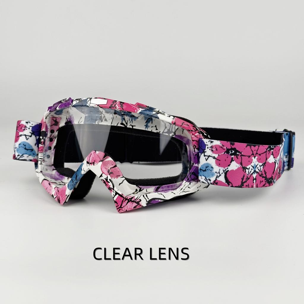 Мотоциклетные очки Велосипедные очки Очки для езды на открытом воздухе Внедорожные лыжи Спорт MX ATV Dirt Bike Гоночные очки Очки для мотокросса Велосипед Google