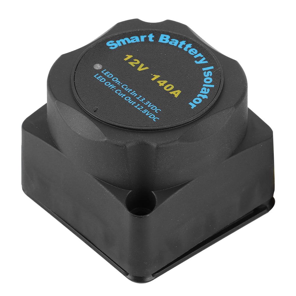 140A Smart Dual Battery Isolator Voltage Sensitive Relay Accessory for Car RV SUVs Yachts