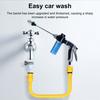 High Pressure Washer Metal Extension Pole Cleaning Turbo Scrubber with 5m Hose Ergonomic Grip Garden Hose Power Washer Kit for Car Washing