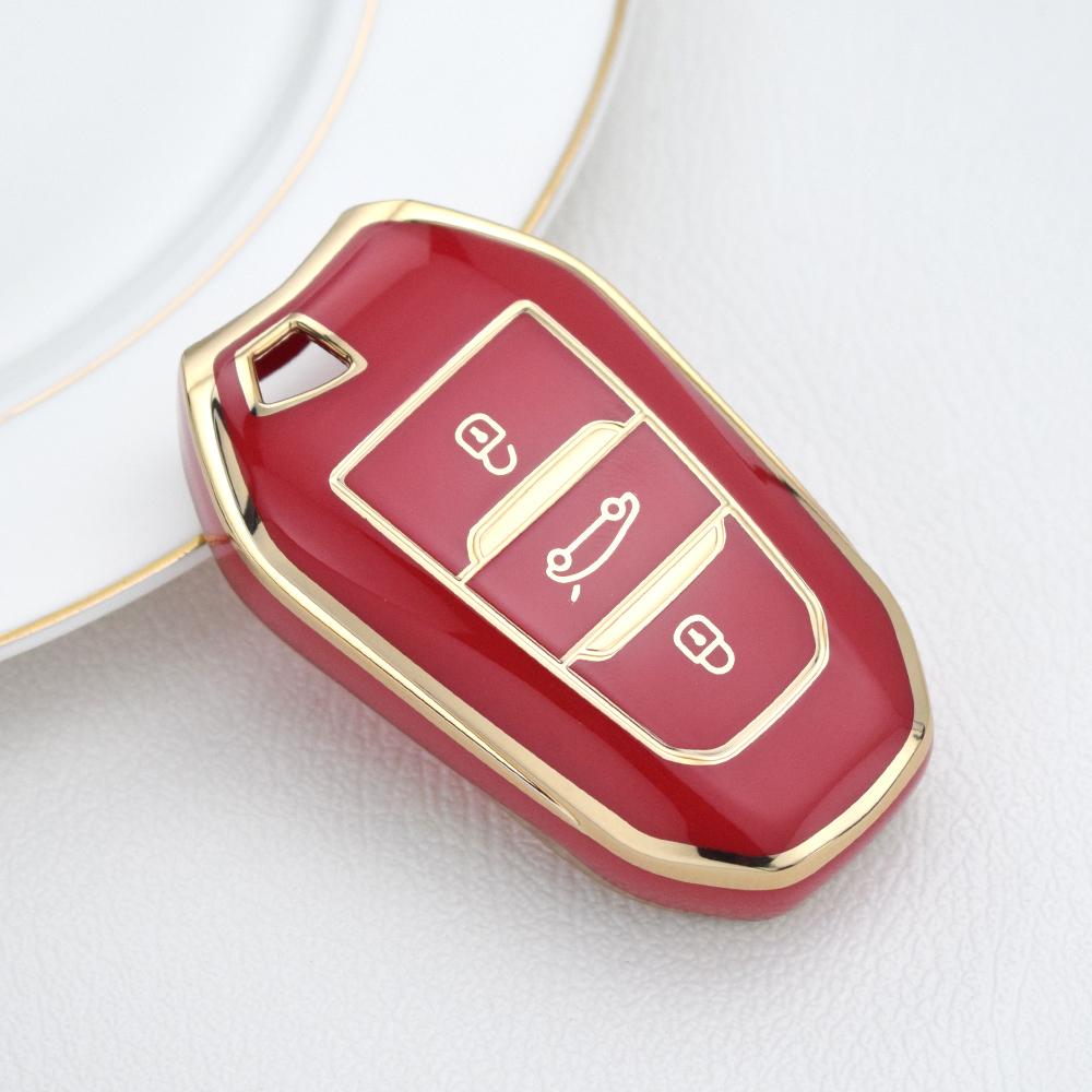 Мягкий чехол для дистанционного ключа из ТПУ для Peugeot 308 408 508 2008 3008 4008 5008 Citroen C4 C4L C6 C3-XR Picasso DS3 DS4 DS5 Shell Fob