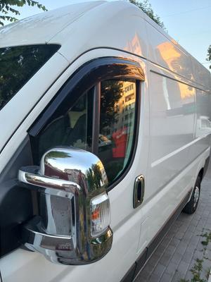 Накладки на зеркала (2 шт, пласт.) для Citroen Jumper 2007-2025 гг