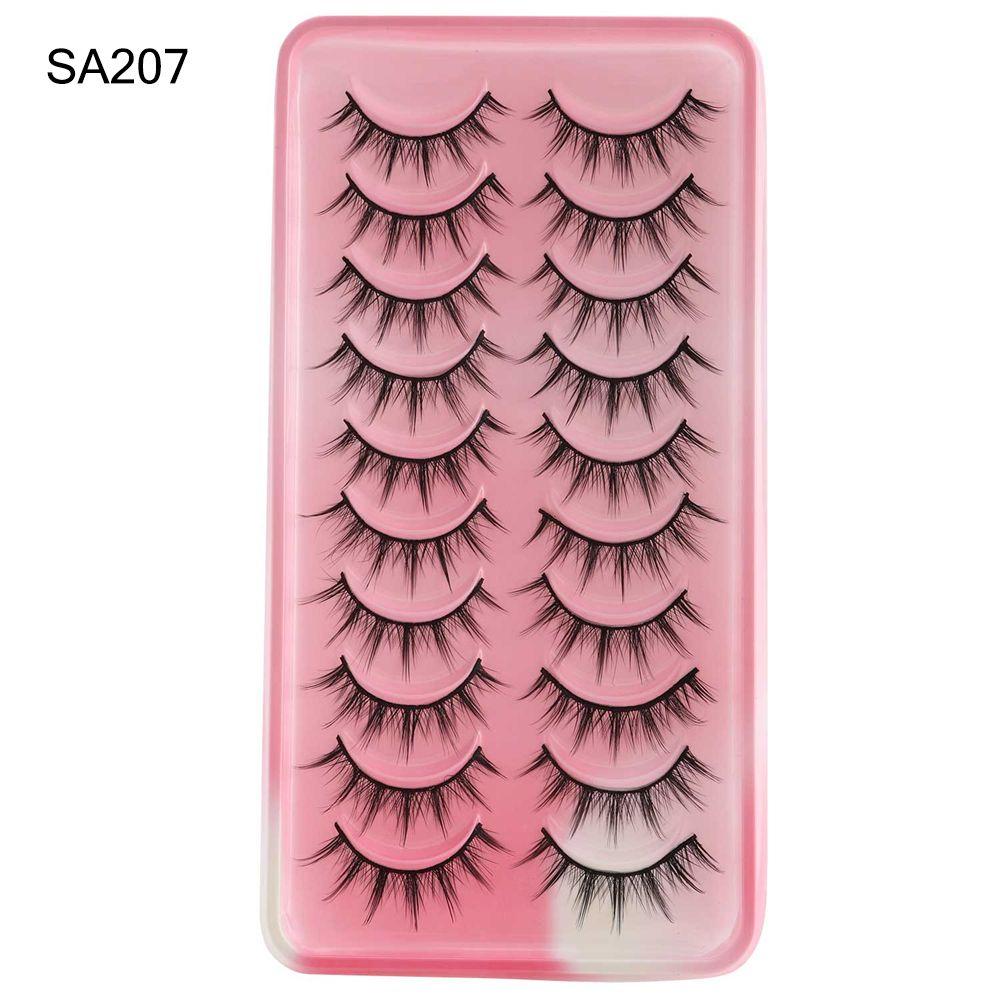 Spiky Fake Eyelashes Cat-Eye Makeup Dramatic Manga Lashes Mink Lashes Cosplay Lashes Anime Lashes