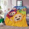 Teletubbies Knee Blanket Throw Sofa Blankets Characters Thermal Blankets for Bed Blanket 150cm X 200cm Home and Decoration Nap &