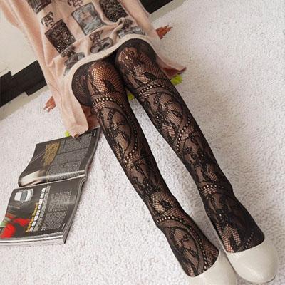 26 Styles Women Sexy Fishnet Pattern Jacquard Leg Warmers Stockings Pantyhose Tights Fancy Night Club S Dww20