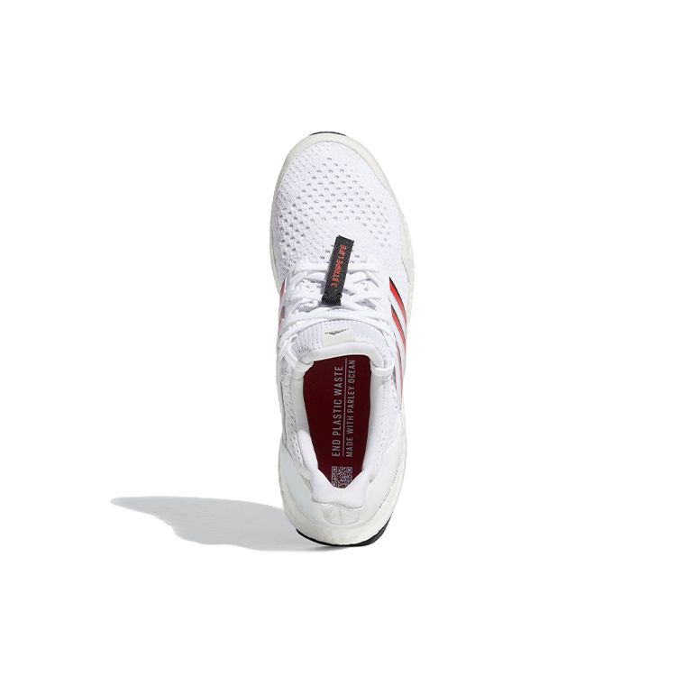 NCAA X Adidas UltraBoost 1.0 Nebraska Cornhuskers Unisex Sneakers White Cloud-White Scarlet HQ5873