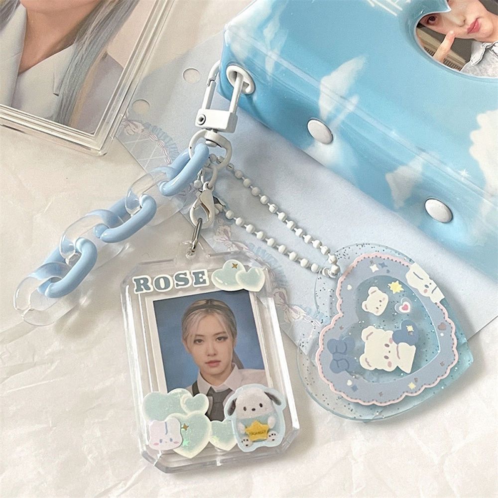 Защитная пленка для фотоальбома, рукава для фото идола, держатель для удостоверения личности, подвеска, рукава для карт, держатель для фотокарт, брелок