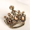 Crown Brooch Czech Diamond Temperament Dress Suit Shirt Button Collar Pin Lancet Pin Buckle