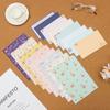 Pattern Flower Printing Letter Stationery With Envelopes 3PCS Writing Paper 6PCS Variety Designs