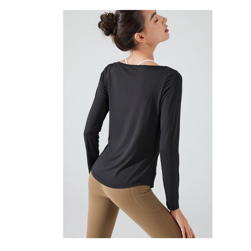 Женский осенний топ для йоги с длинным рукавом Slim Fit