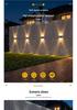 Rainproof Solar Wall Lamp: Outdoor Landscape & Garden Light for Courtyard and Villa