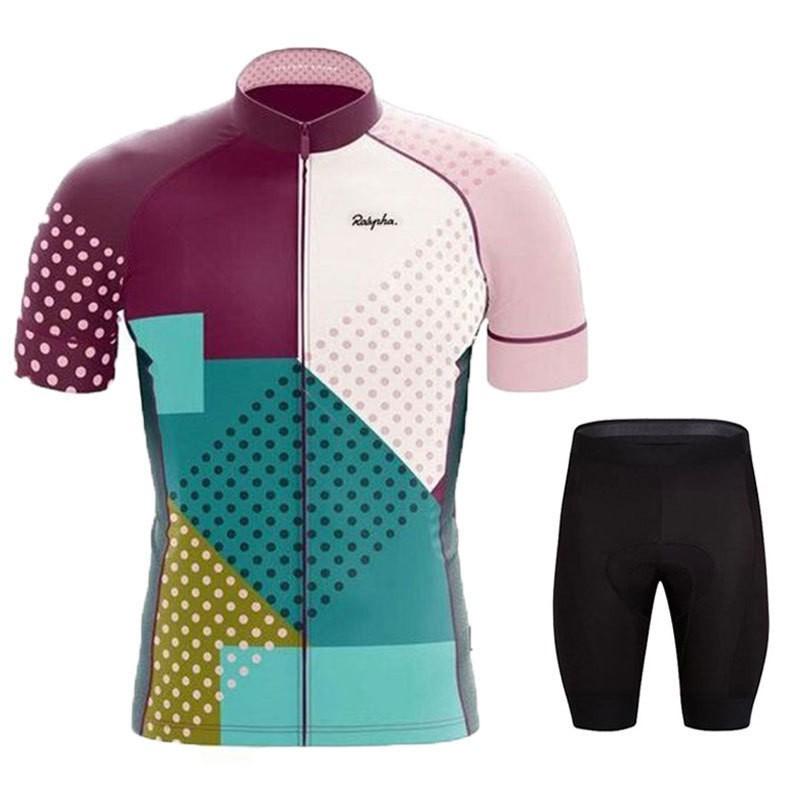 Gradient Color Breathable Cycling Suit Short-sleeve Road Bike Mountain Bicycle Equipment