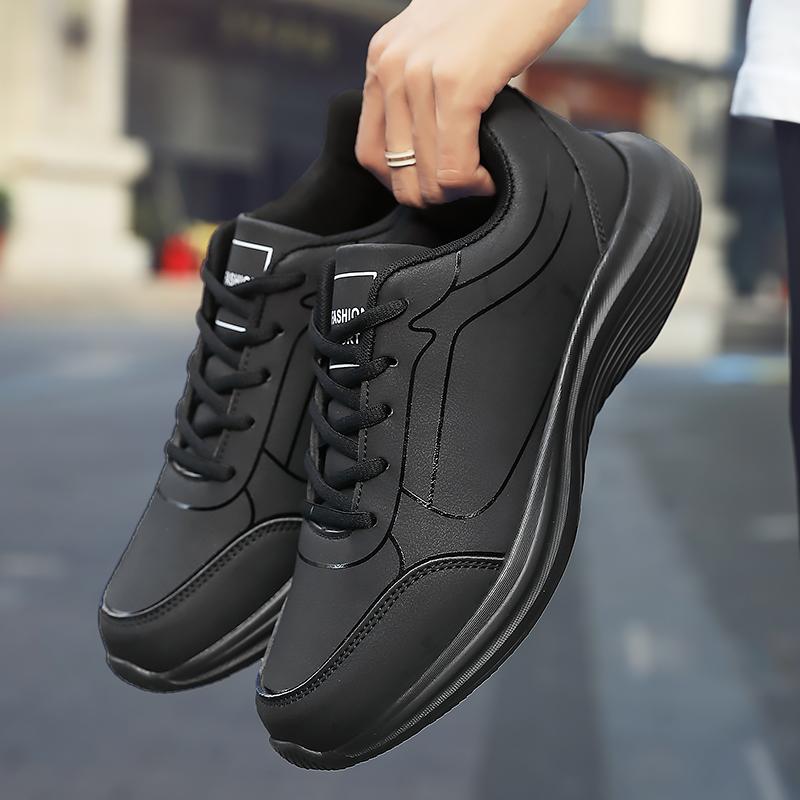 Fashion Men's Sneakers Social Men's Safety Shoes Leather Casual Shoes Black Shoes Casual Shoes Casual Running Shoes Hot Selling Men