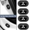 For Mitsubishi Eclipse Galant Mirage L200 Xpander Triton Colt Pajero Car Door Silicone Mat Anti Shock Pad Stickers Accessories