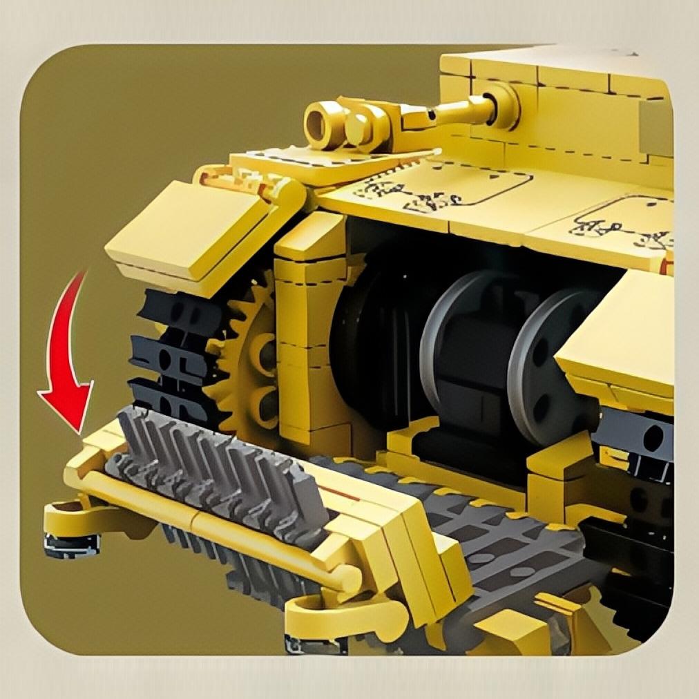 Military German Weapons Building Blocks Panzer III Maus Tank Building Blocks WW2 Tanks Bricks Kids Children Toys Gifts