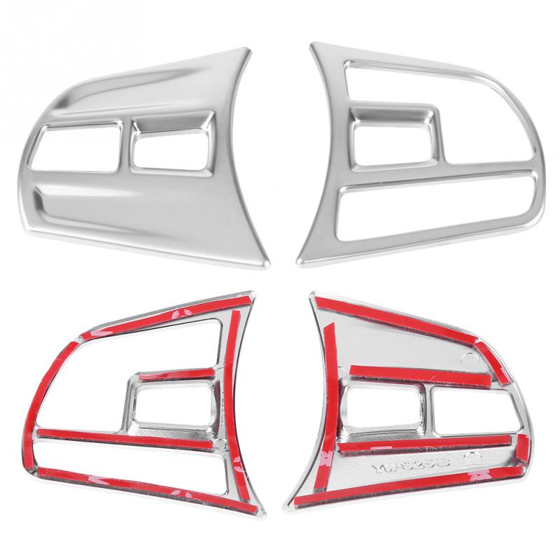 2 шт. матовая хромированная накладка на кнопку рулевого колеса автомобиля для BMW 3 серии/GT F30 F34