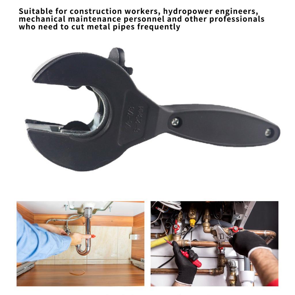Режущий инструмент для труб с храповым механизмом для резки 6-23 мм нержавеющей стали, меди, алюминия, металла, медных труб, ручной инструмент для резки