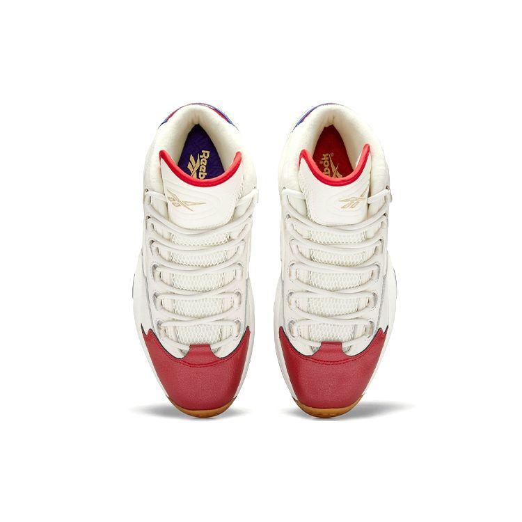 Reebok Кроссовки Question Mid Unisex Chalk Vector Red Vector Blue GZ7099