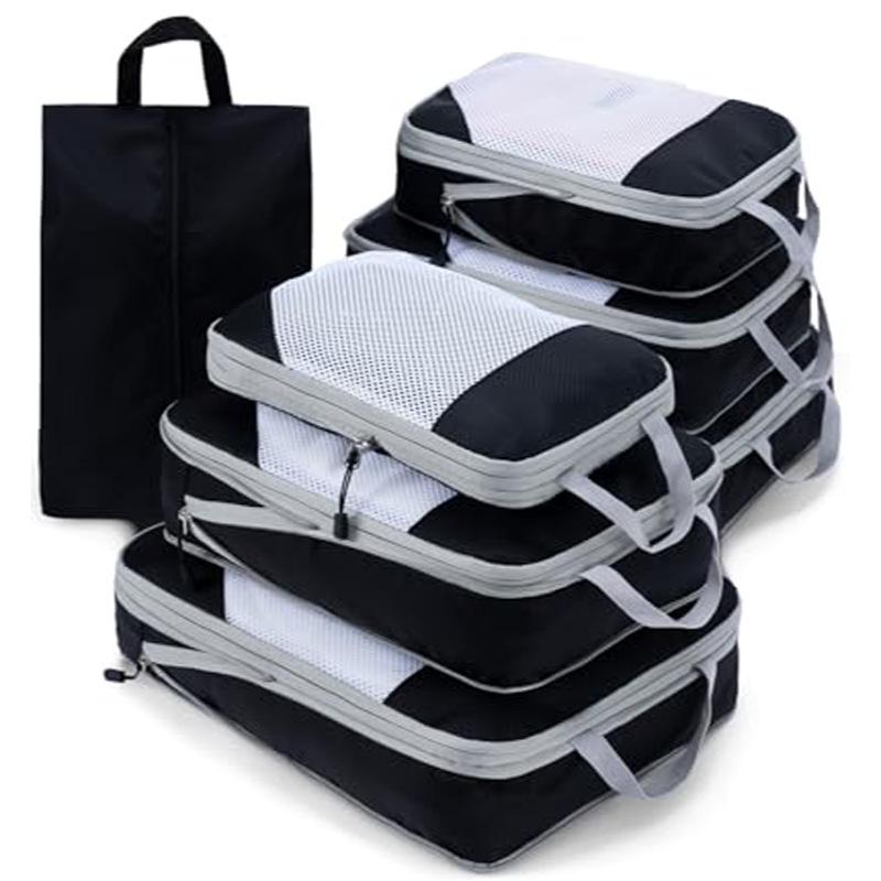 Large Capacity Portable Travel Compression Storage Bag for Clothes, Pants & Shoes