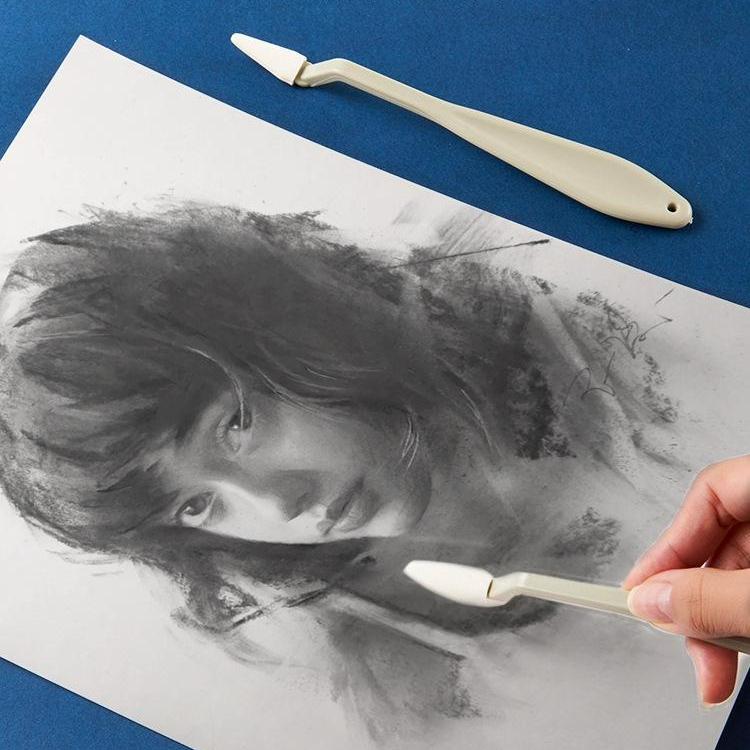 Художественный эскиз, нож для протирания, теневые детали, губка для выделения, инструмент, ластик для эскиза, 10 головок губки для профессионального инструмента для эскиза