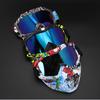 Harley KTM Cycling half-face helmet with full-face goggles, Halloween skull mask, water-transfer printed goggles, cycling mask