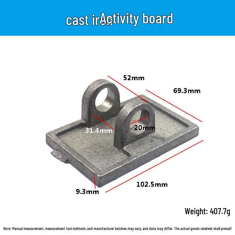 400-Piece Clamping Assembly Kit with Handwheel, Lead Screw, and Pressure Plate