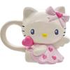 Sanrio Hello 12 x 10 см Разное Hello Kitty День рождения "Angel Kitty" Кружка с вырубкой, Прибл.. Диаметр, 280 мл, Посуда, Товары, Мерчендайз, Подарок,