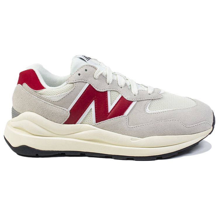New Balance Кроссовки унисекс 57/40 Серо-красные Натуральные M5740CC