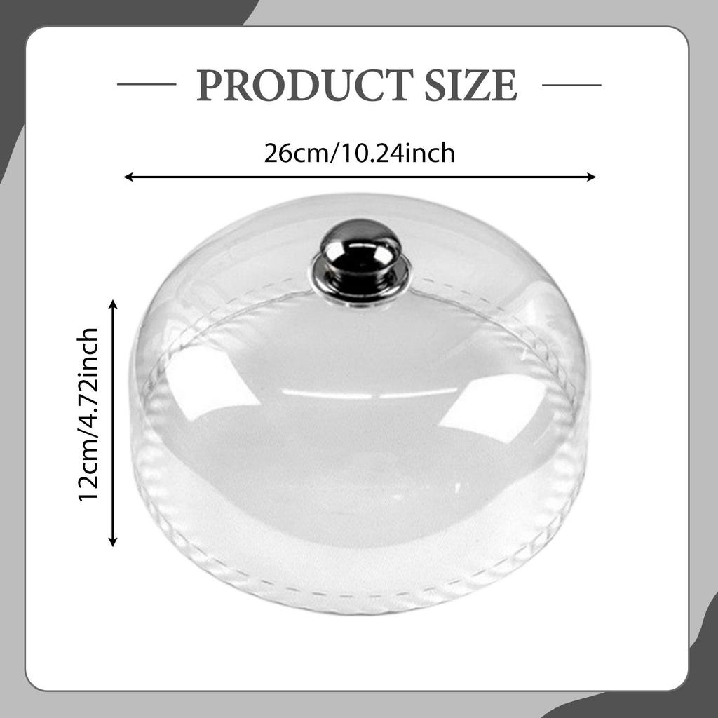 Крышка-купол для еды с ручкой Подарки Купол для торта для мероприятий Обеденный стол Кейтеринг Круглая крышка для торта с ручкой Сохраняйте вашу еду свежей