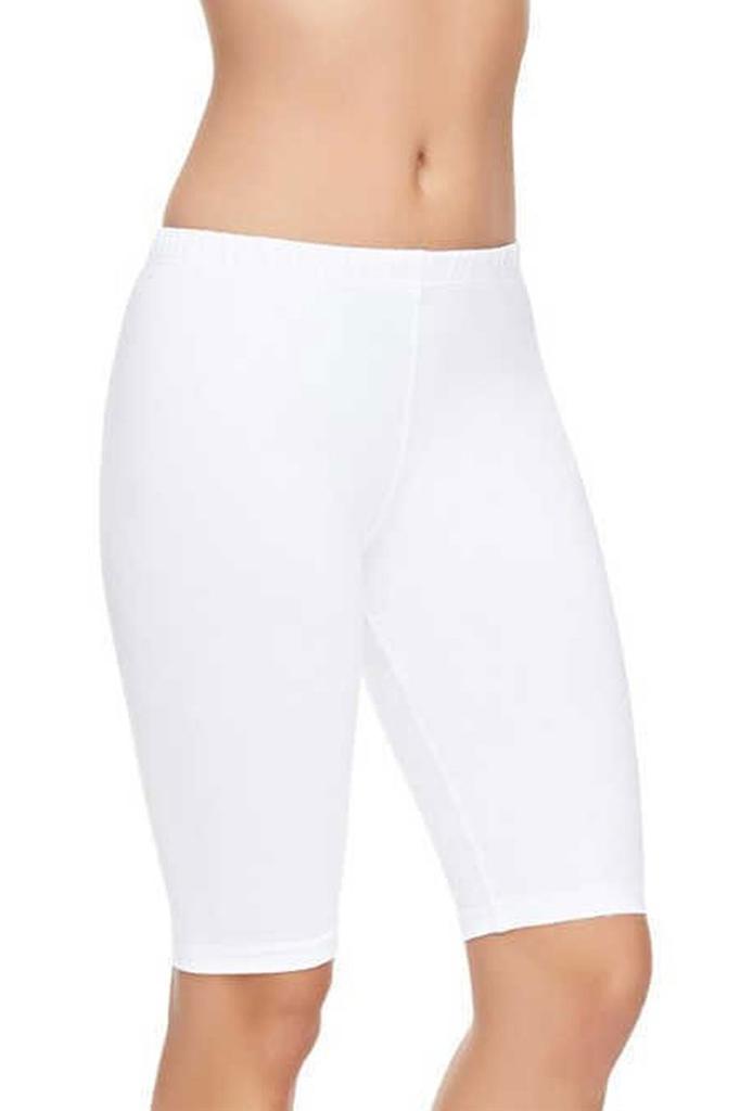 Женские леггинсы выше колена, удобные хлопковые короткие леггинсы с высокой талией