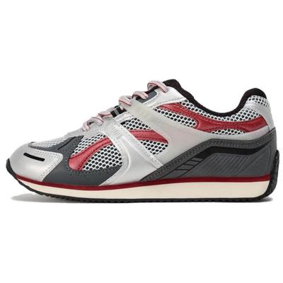 Модная Универсальная Амортизирующая Низкая Повседневная Обувь Женские кроссовки Черные Серебристые 15060410800