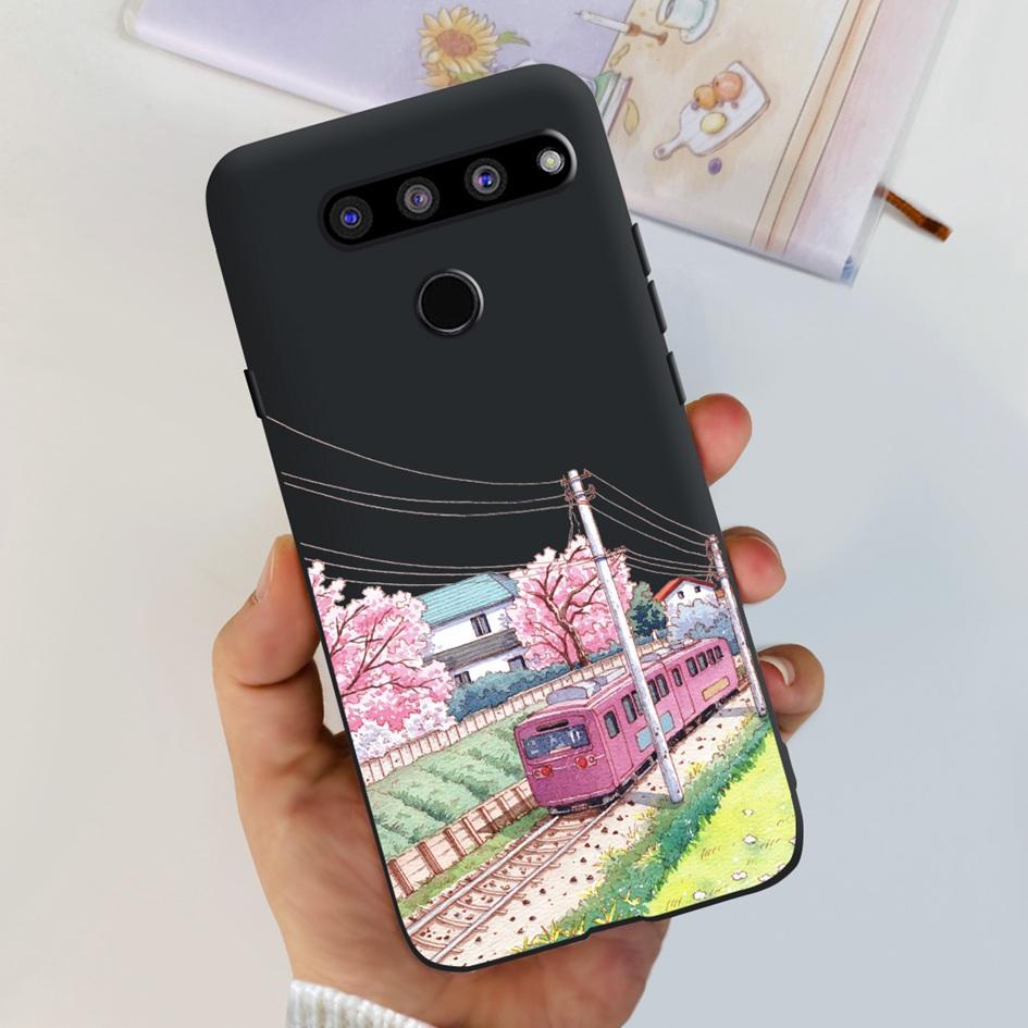 Чехол-крышка для LG V35 ThinQ Для LG V40 V50 V50S ThinQ Ударопрочные силиконовые чехлы Модный Цветочный Мягкий Funda Для LGV50 ThinQ Бампер