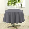 Nappe Ronde Unie Diamètre 180 Cm ESSENTIEL Gris