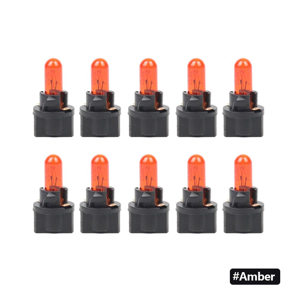 10 шт. T5 SMD LED Автомобильная лампа Автомобили Светодиод Измерительный прибор Панель приборов Лампочки Авто Внутренний Индикаторная лампа