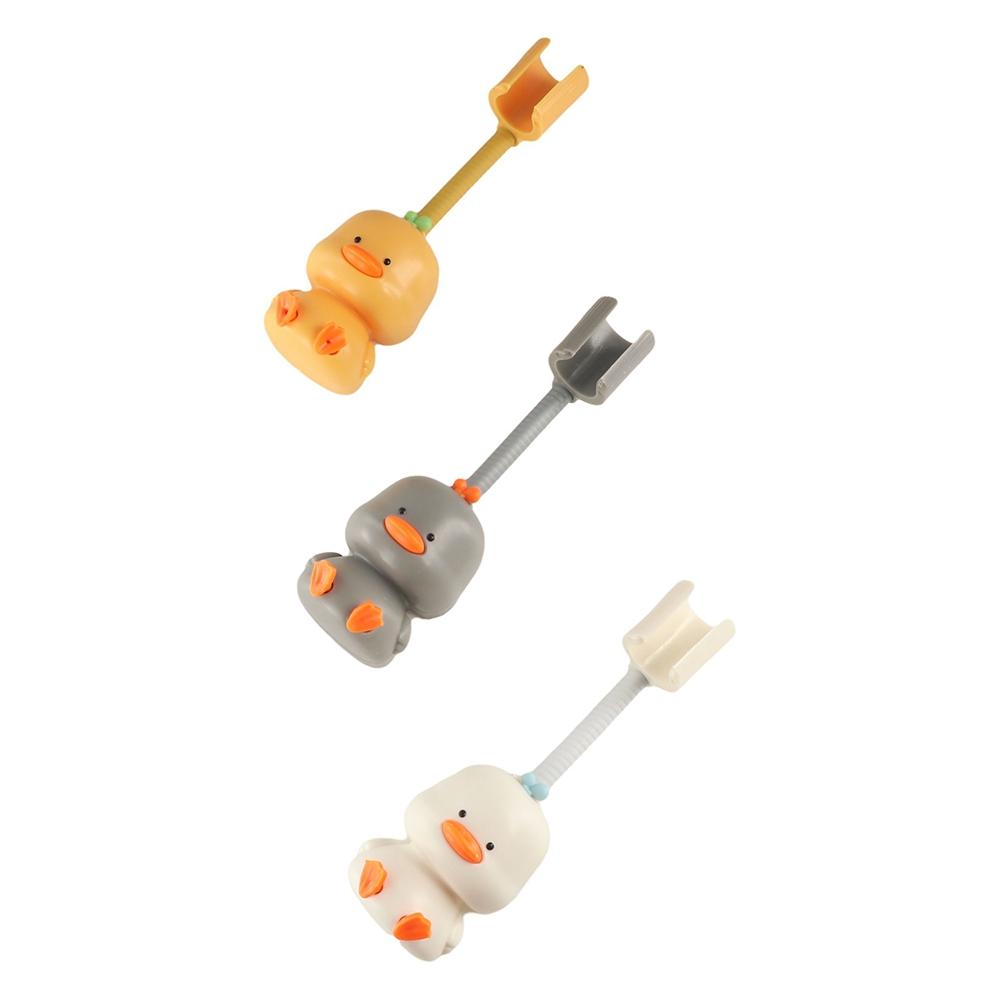 Подставка для душевой лейки без проколов, кронштейн для душевого основания в форме утки, аксессуары для хранения в ванной комнате