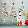 Рождественский кулон, прочный многоразовый деревянный рождественский елочный подвесной орнамент для праздничного украшения дома
