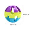 Pet Vocal Toy Tricolor Plastic Small Bell Ball Anti-depression Dog Toy Ball For Puppy Gatos