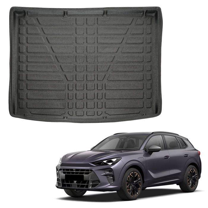 Bac de coffre sur mesure - SCOUTT - Cupra Terramar (depuis 2024) - Bords surélevés - Surface antidérapante - TPE haute densité