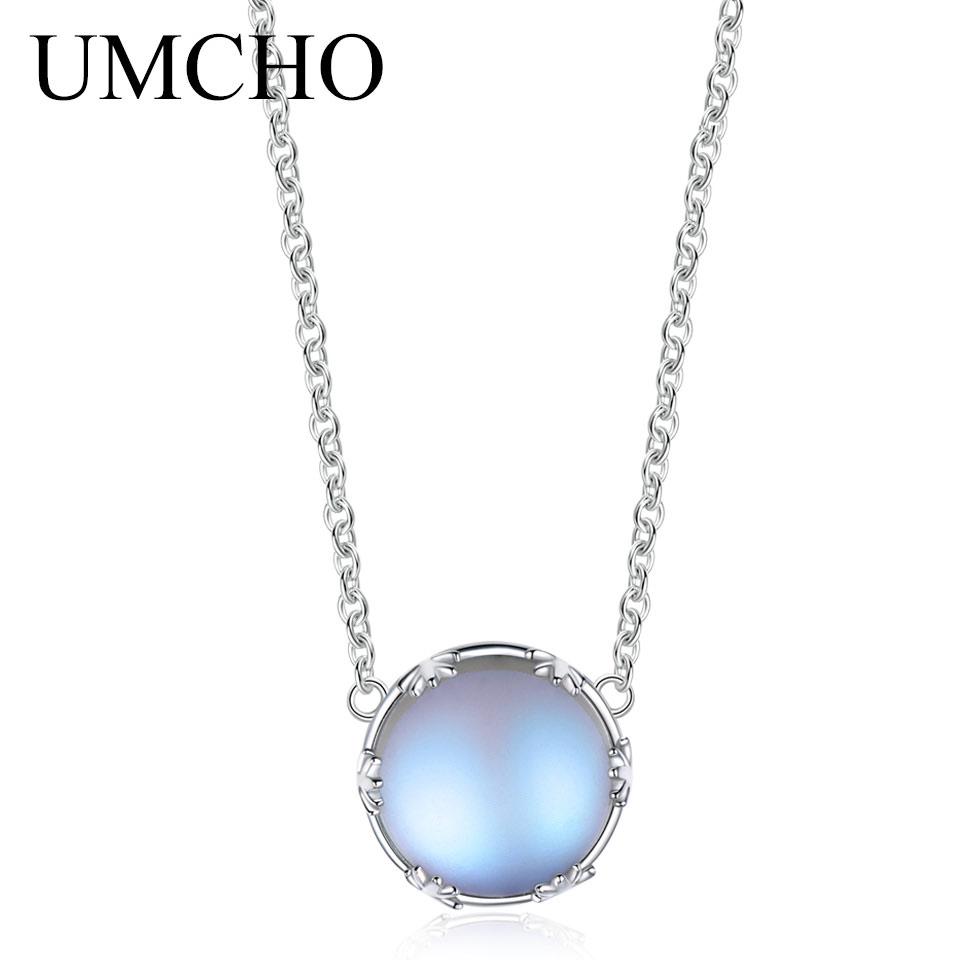 Женское ожерелье с подвеской, из стерлингового серебра 925 пробы