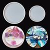 Resin Craft Round Coaster Casting Mold Silicone Jewelry Agate Making Mould