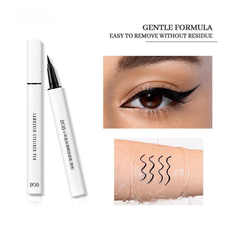 Silky Eyeliner, Waterproof, Non-smudging, Non-makeup-removing, Extremely Fine and Quick-drying Eyeliner Pen.
