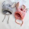 Winter Plush Baby Bunny Hat Cute Warm Kids Beanie Cap Korean Infant Girls Boys Knit Ear Protection Caps Toddler Bonnet
