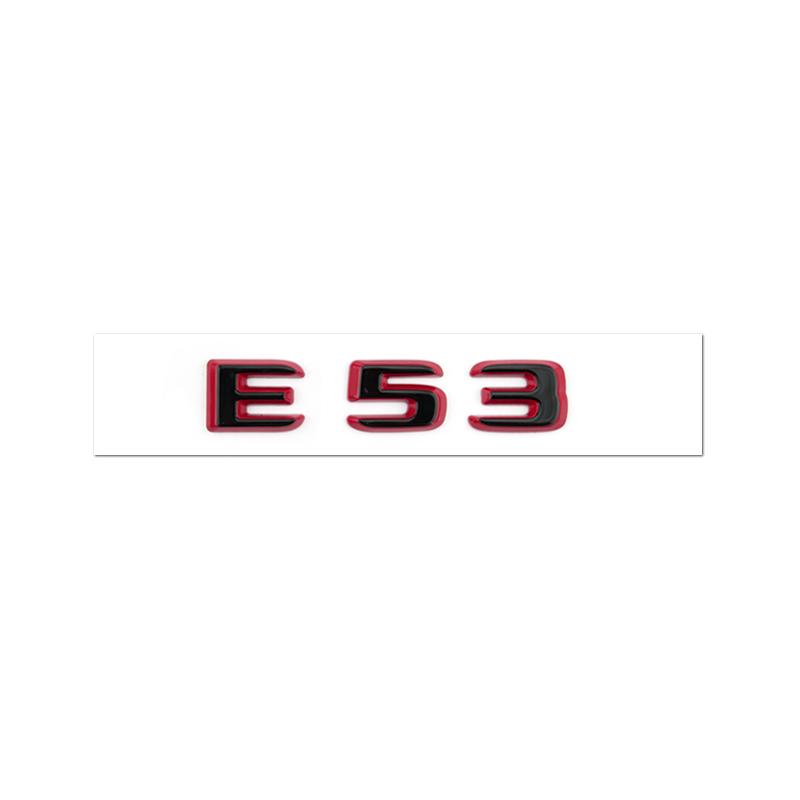 Подходит для задней наклейки с буквами Mercedes Benz C63S GT63S S63LGLE53 SL63S модификация W205 W206 C190 X290 W167 черная красная версия