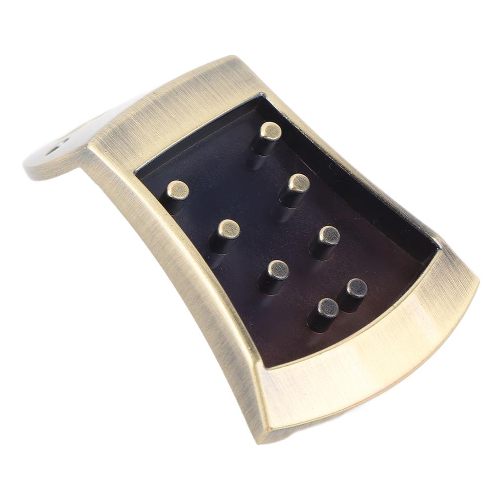 Mandolin Tailpiece Zinc Alloy Integrated Casting No Noise 8 String Traditional Mandolin Tailpiece with Screw
