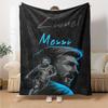 Messi's Golden Legacy Blanket Warmthful Decor Suitable for Bedding Couch Seaside Four Seasons Universal Modern Style