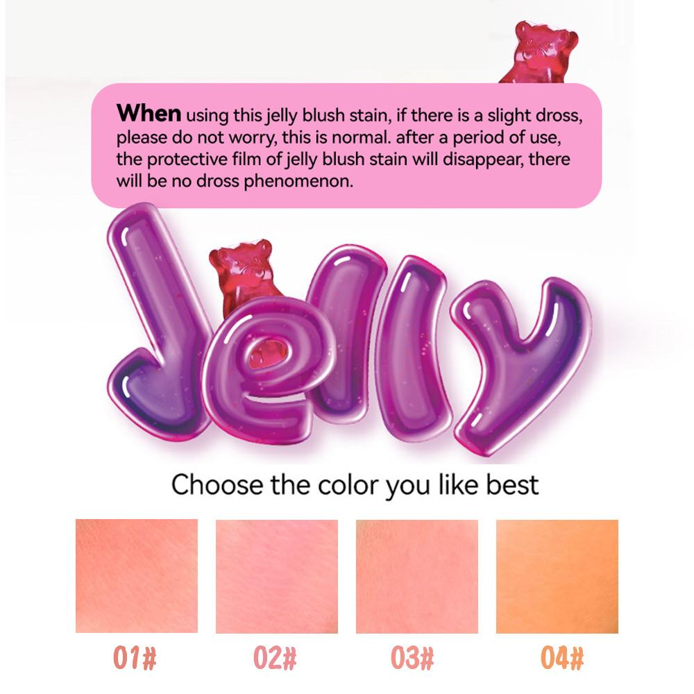 HERORANGE Makeup Jelly Color Milk Jelly Color Milk Jelly Blush Milk Lip And Cheek Dual-purpose Stick Jelly Blush Stick
