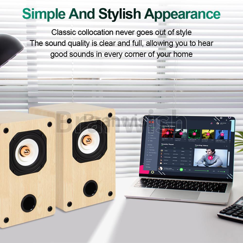 4-дюймовый 25-50 Вт полнодиапазонный динамик 4/8 Ом динамик из березовой древесины Q401 Fever пассивный полочный динамик пара корпусов 84 Гц-20 кГц