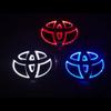 Светодиодный 5D значок с подсветкой для Corolla Camry RAV4 Highlander Yaris Vios Crown Prius Передняя решетка и задний багажник Автомобильные аксессуары