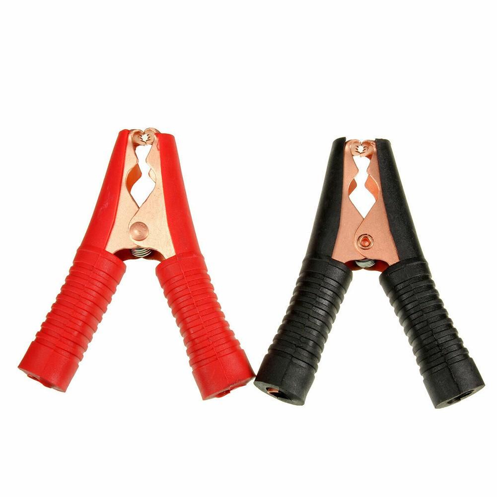 2* - 600A Heavy-Duty Crocodile Vehicle Boat Battery Test Clip Clamp UK