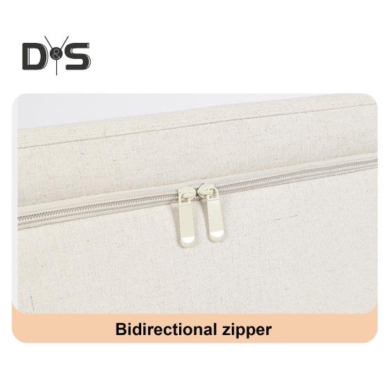 Контейнеры для хранения одежды с металлическим каркасом, штабелируемые ящики для хранения, застежка-молния, организация шкафа, складные контейнеры для хранения одежды с крышками