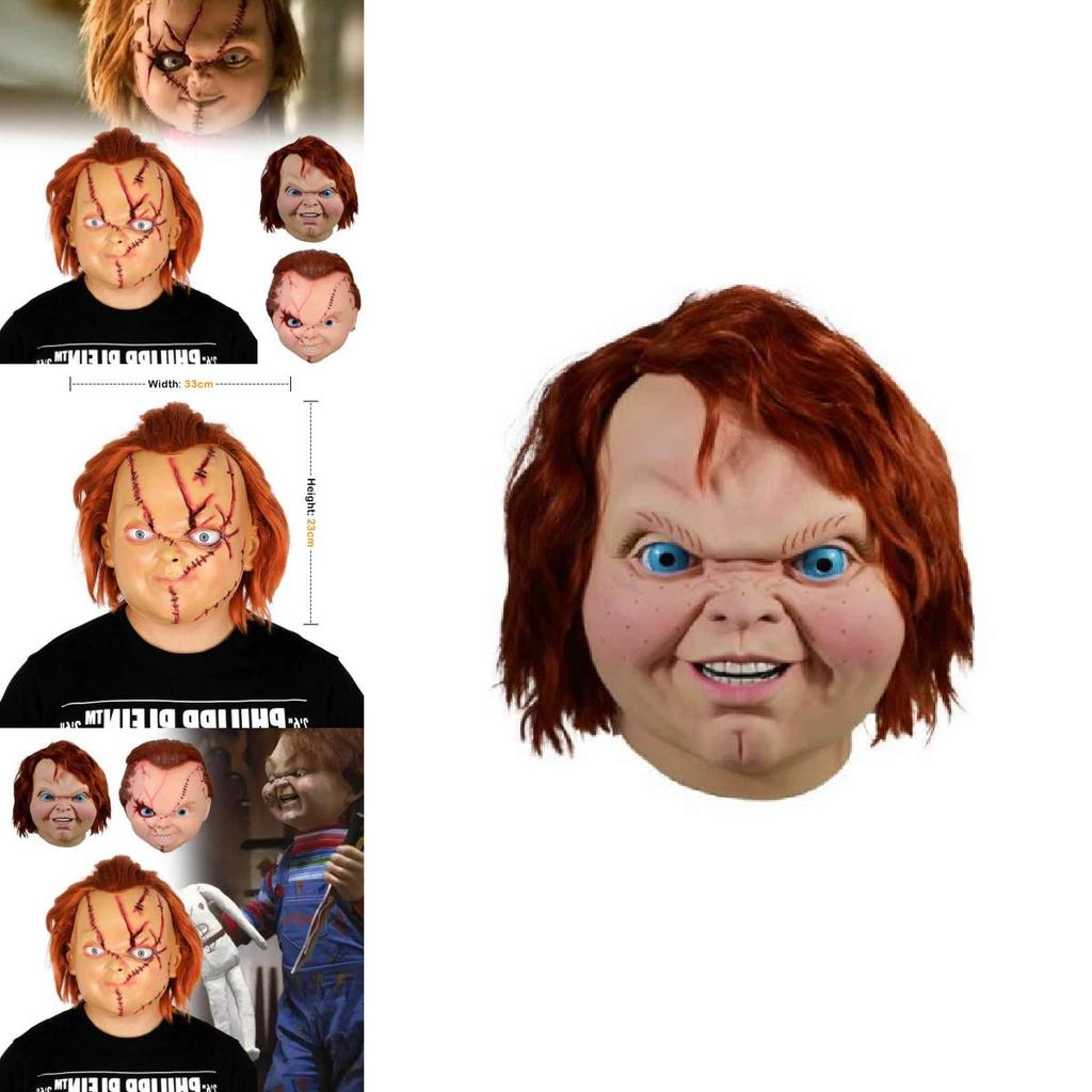 Детская Игра Хэллоуин Латексная Маска с Эффектом Крови для Косплея на Вечеринку Ужасов